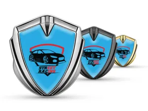 Metal Domed Emblem Sports Look High-Quality